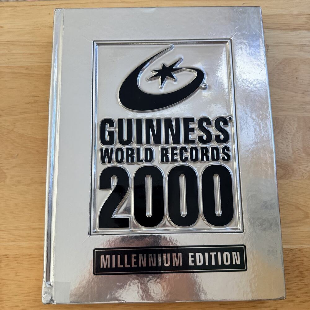 Guinness World Records 2000 Millennium Edition Hardcover Book Vintage